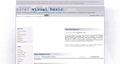 Desktop Screenshot of canalvisualbasic.net